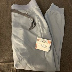 dusty blue zamora scrub pants
